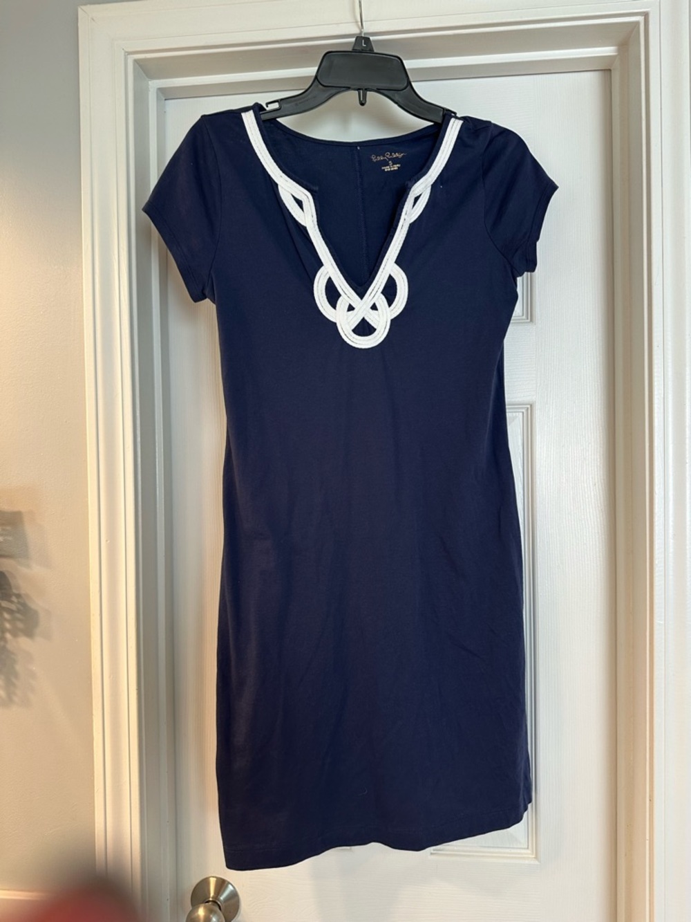 Lily Pulitzer cotton Dress with White Rope Trim